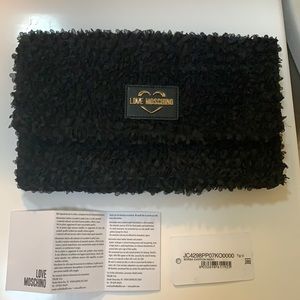 ‘Love Moschino’ Black Borsa Chiffon Nero Purse